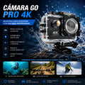 📸 Captura Cada Aventura con Calidad GO PRO 4K Ultra HD Profesional