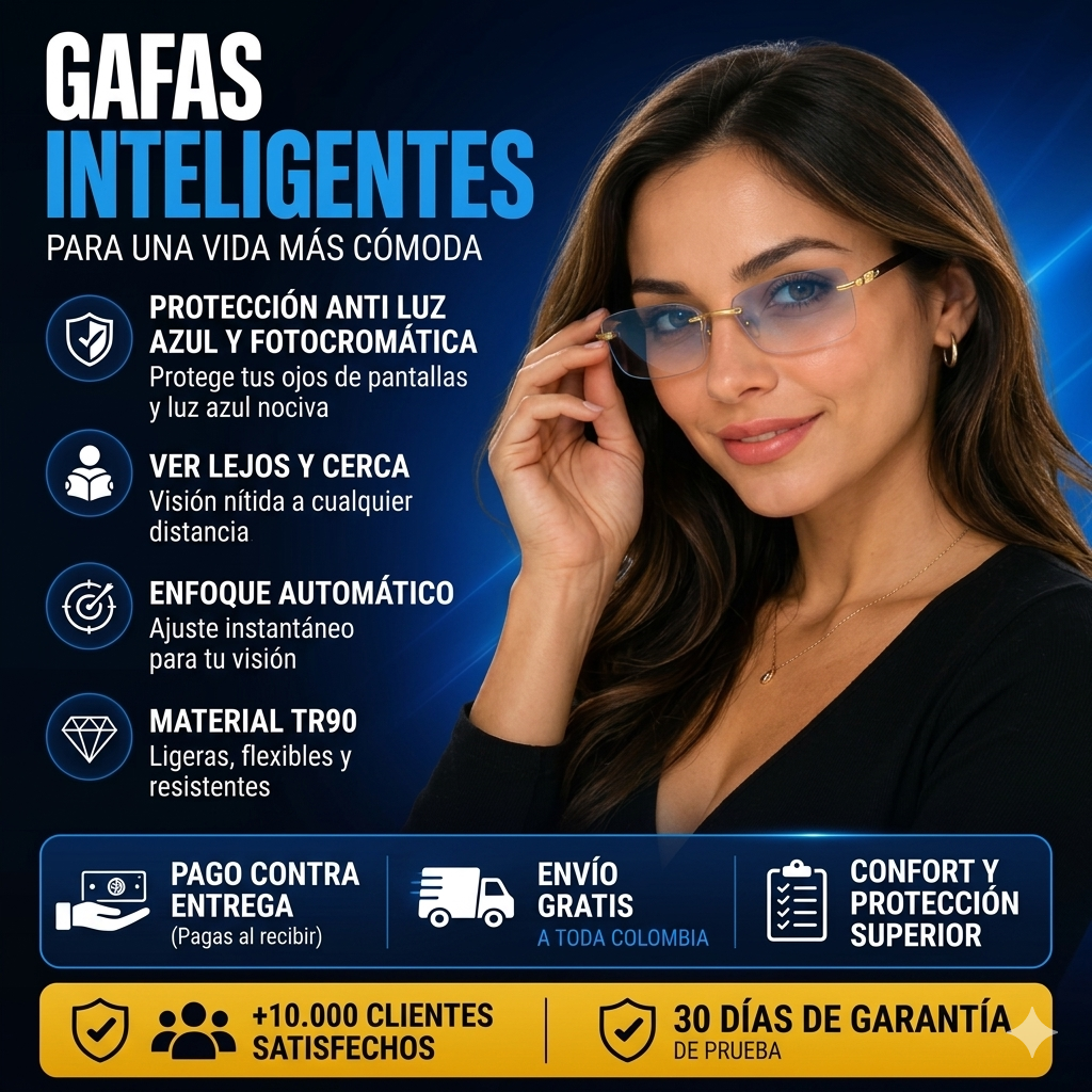 🔥 Promo Especial: Compra 1 y Lleva 2  Gafas Optilux TR90 que Protegen Tu Vista y Reducen el Cansancio Visual👓